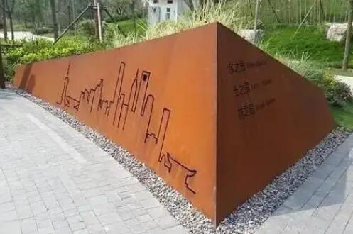 鸠江耐候钢挡土墙